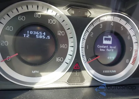 2012 Volvo S60 T5 z USA, uszkodzony, nr VIN YV1622FS0C2114804